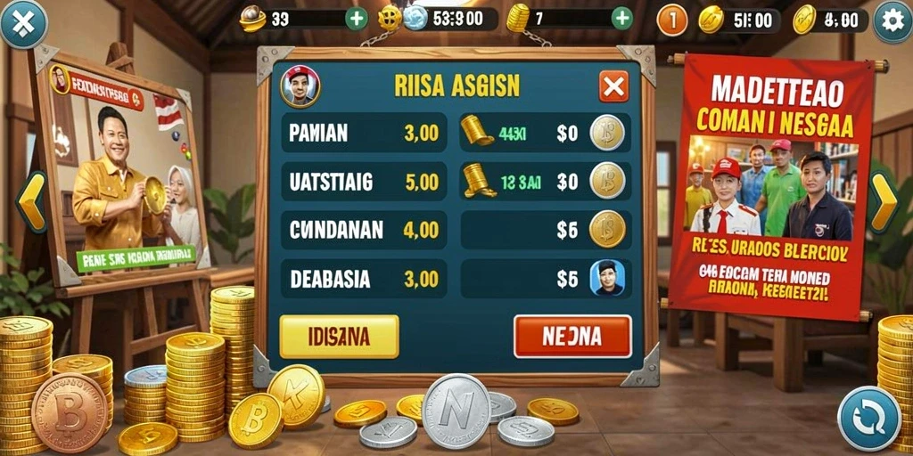 apigacor88 - Fitur interaksi dengan pemain lain secara real-time.