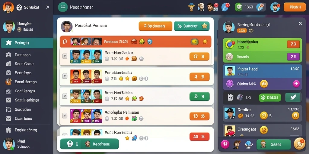sinte4d - Interaksi antar pemain dalam komunitas yang aktif.